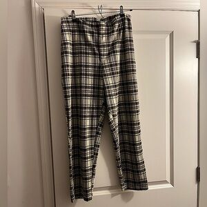 Brown Plaid Free People Capris